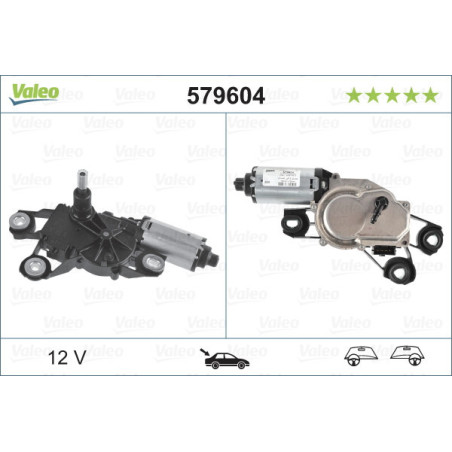 VALEO 579604 Motor stieračov