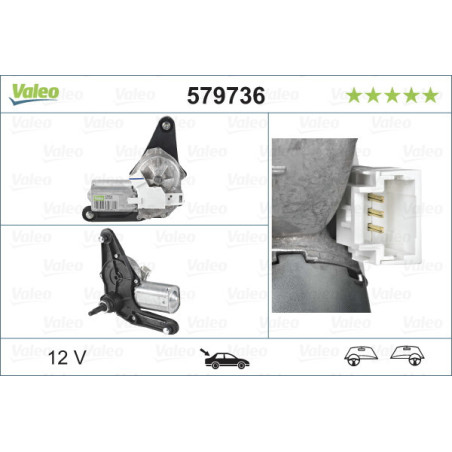 VALEO 579736 Motor stieračov