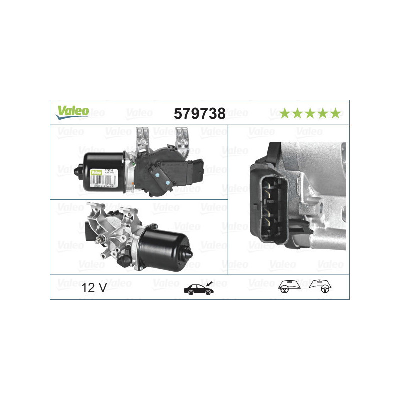 VALEO 579738 Motor stieračov