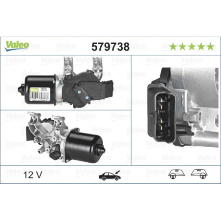 VALEO 579738 Motore tergicristallo