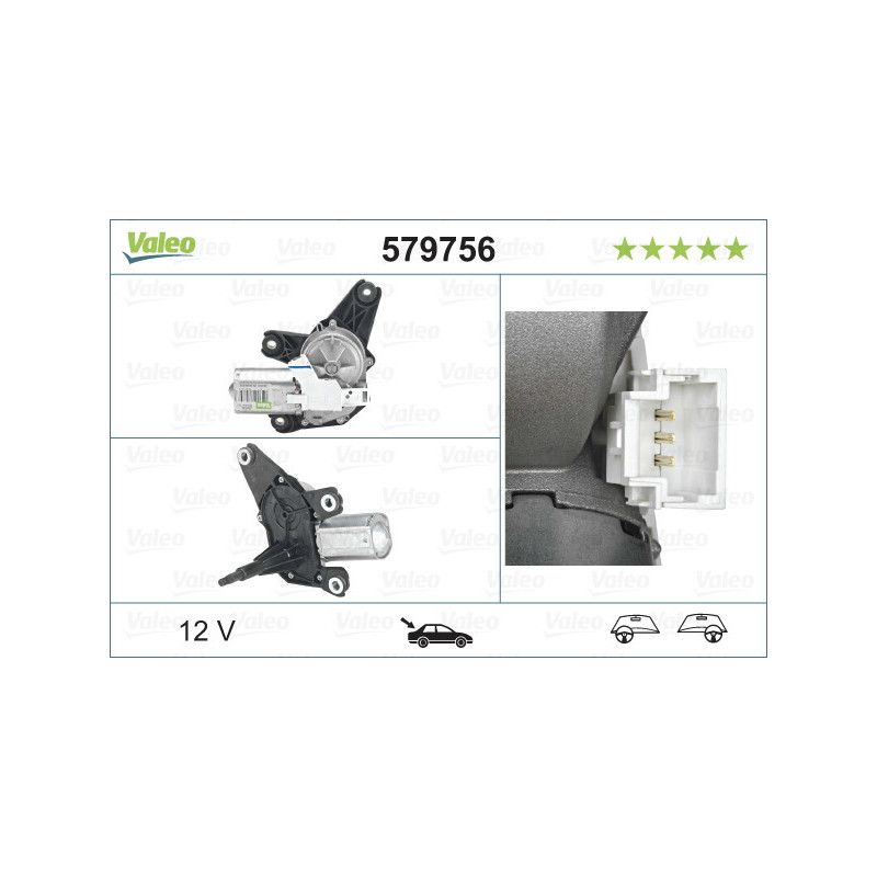 VALEO 579756 Moteur d'essuie-glace