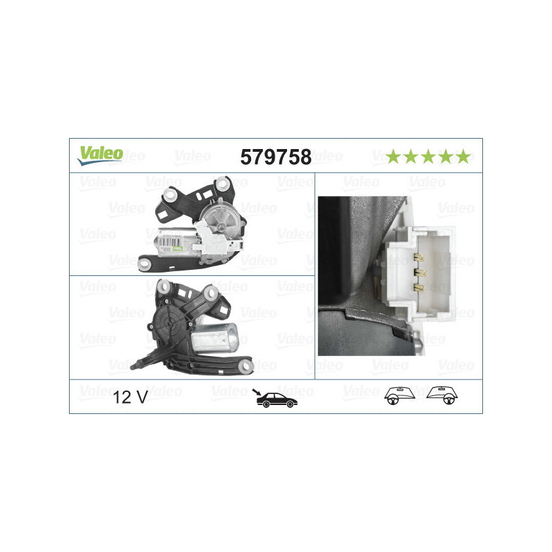 VALEO 579758 Moteur d'essuie-glace
