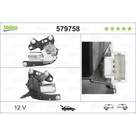 VALEO 579758 Motore tergicristallo