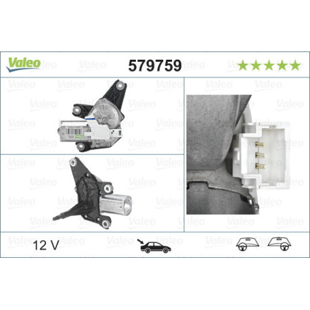 VALEO 579759 Motor stieračov