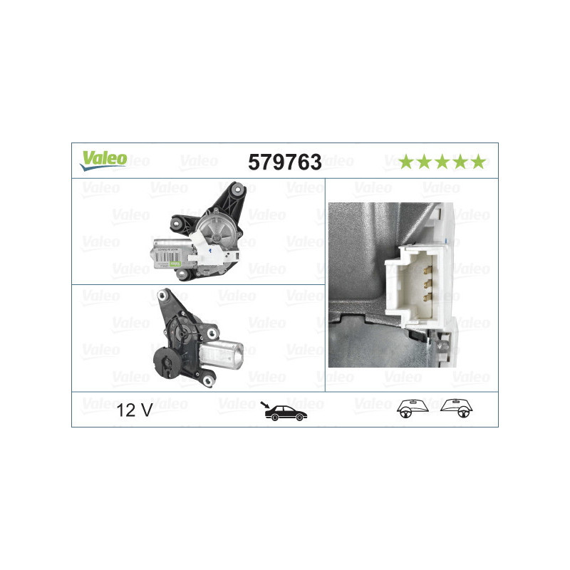 VALEO 579763 Motor stieračov
