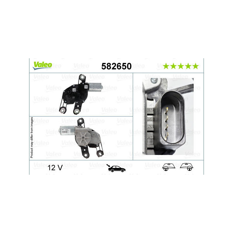 VALEO 582650 Silnik wycieraczek
