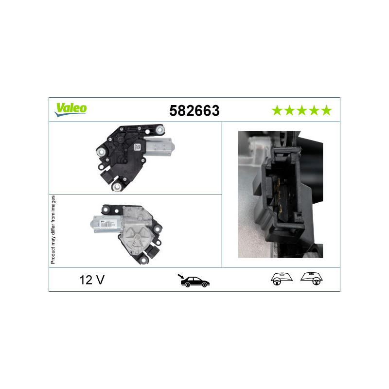 VALEO 582663 Motor stieračov
