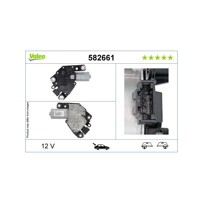 VALEO 582661 Motor del limpiaparabrisas