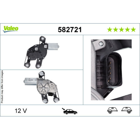 VALEO 582721 Silnik wycieraczek