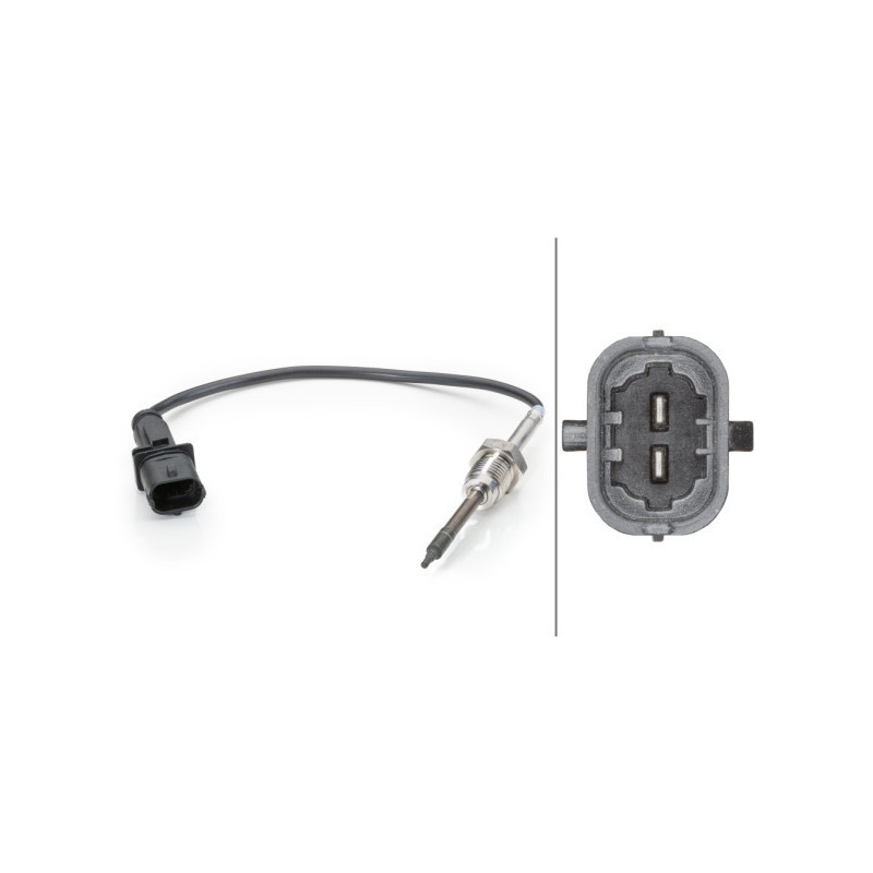 HELLA 6PT 014 494-021 Sensor temperatura gas escape