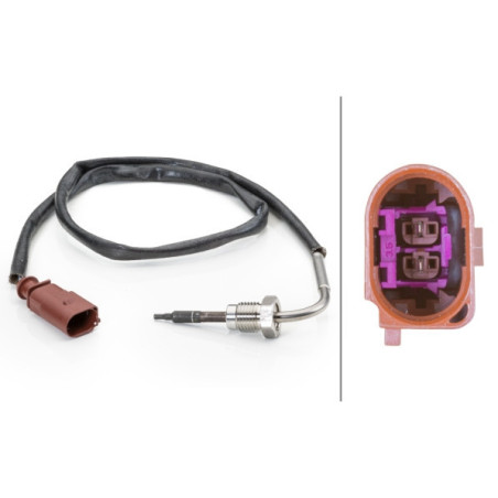 HELLA 6PT 014 494-041 Sensor temperatura gas escape