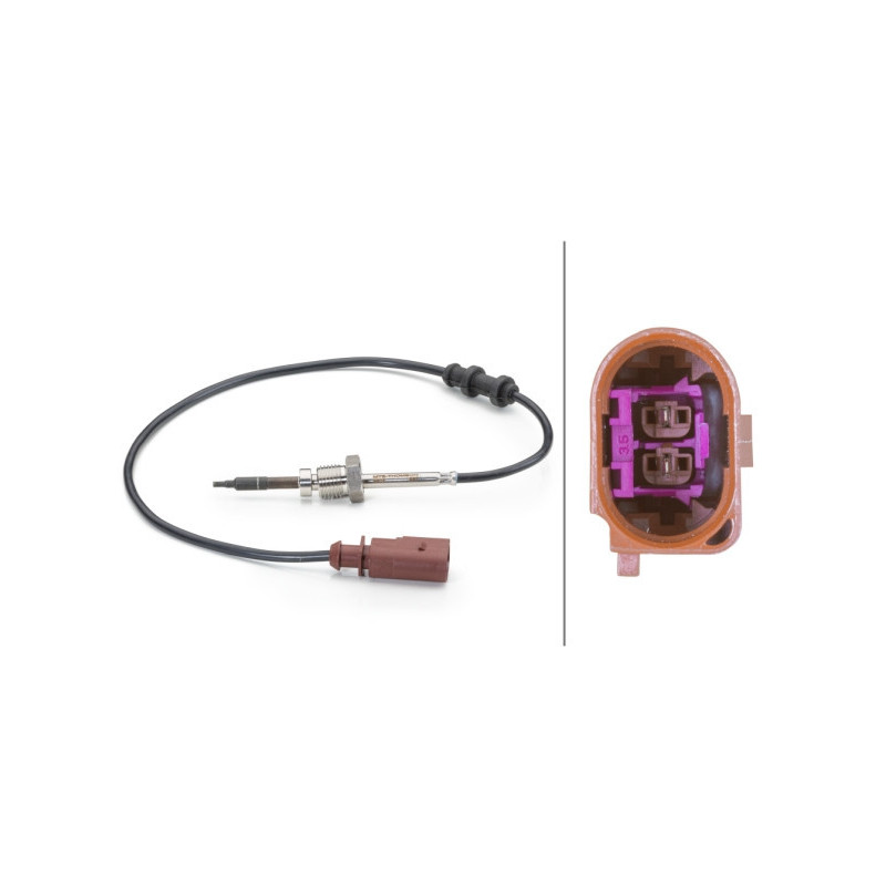 HELLA 6PT 014 494-061 Capteur température des gaz