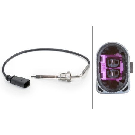 HELLA 6PT 014 494-071 Sensor temperatura gas escape