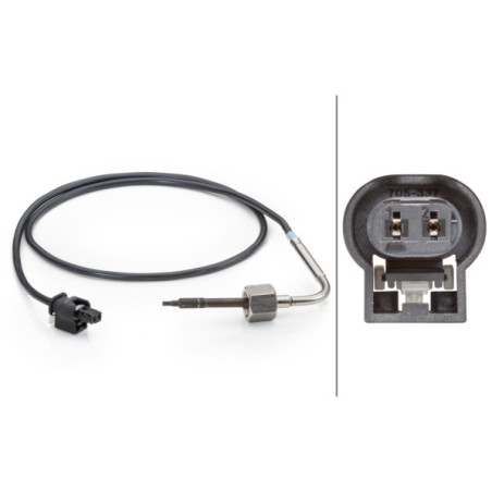 HELLA 6PT 014 494-091 Sensor temperatura gas escape