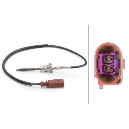 HELLA 6PT 014 494-111 Czujnik temperatury spalin