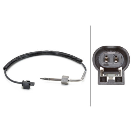 HELLA 6PT 014 494-131 Sensor temperatura gas escape