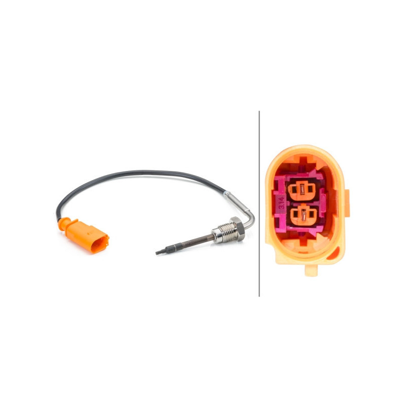 HELLA 6PT 014 494-201 Capteur température des gaz