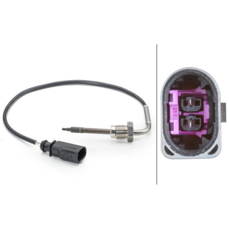 HELLA 6PT 014 494-241 Sensor temperatura gas escape