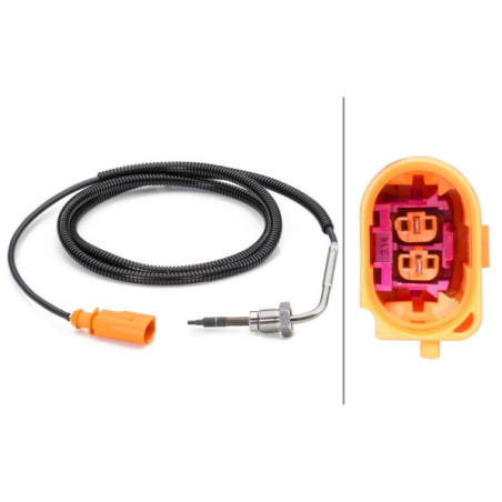 HELLA 6PT 014 494-281 Sensor temperatura gas escape