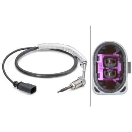 HELLA 6PT 014 494-291 Sensore temperatura gas scarico