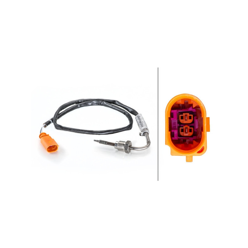 HELLA 6PT 014 494-311 Sensor temperatura gas escape