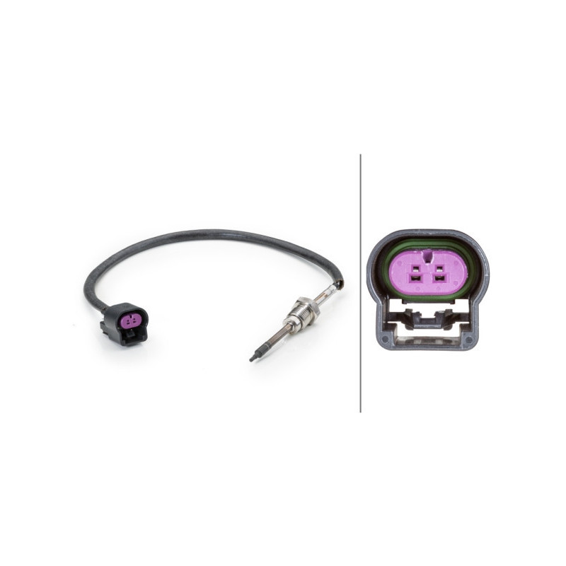 HELLA 6PT 014 494-221 Sensor temperatura gas escape