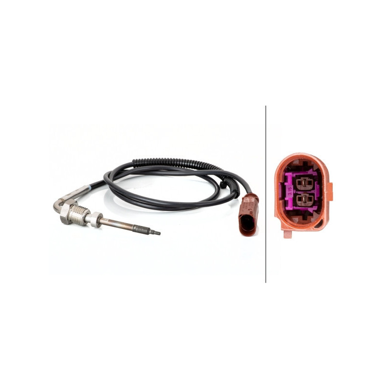 HELLA 6PT 014 494-621 Sensor temperatura gas escape