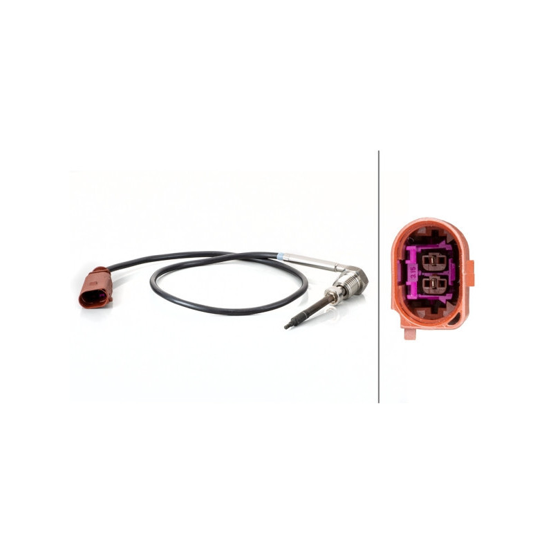 HELLA 6PT 014 494-691 Sensor temperatura gas escape