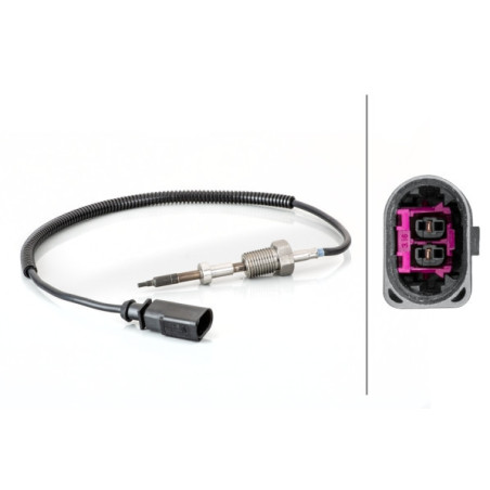 HELLA 6PT 014 494-711 Sensor temperatura gas escape