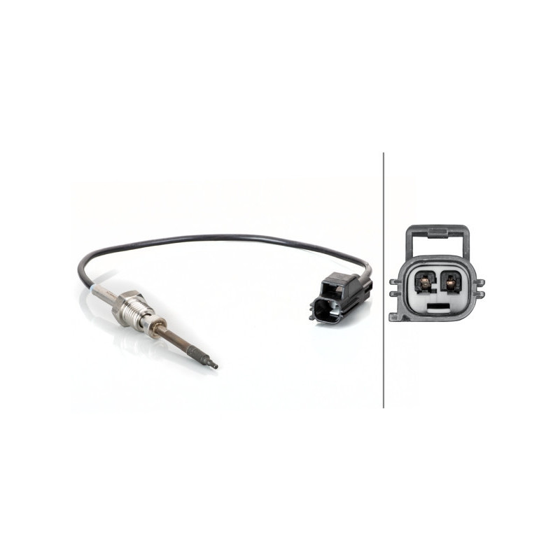 HELLA 6PT 014 495-011 Sensor temperatura gas escape