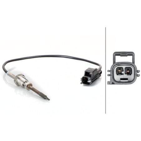 HELLA 6PT 014 495-011 Sensor temperatura gas escape