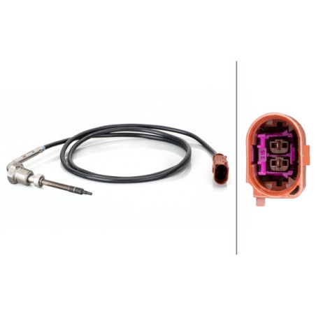 HELLA 6PT 014 494-531 Sensor temperatura gas escape