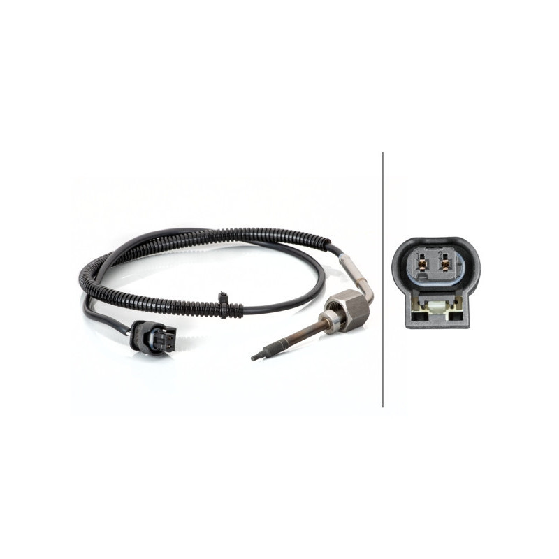 HELLA 6PT 014 494-471 Sensor temperatura gas escape