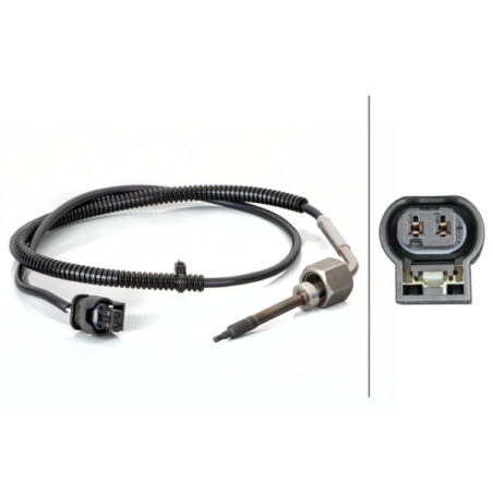 HELLA 6PT 014 494-471 Sensor temperatura gas escape