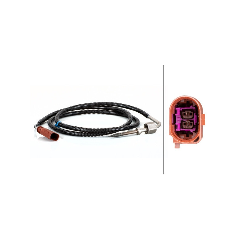 HELLA 6PT 014 494-841 Sensor temperatura gas escape
