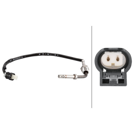 HELLA 6PT 010 376-131 Sensor temperatura gas escape