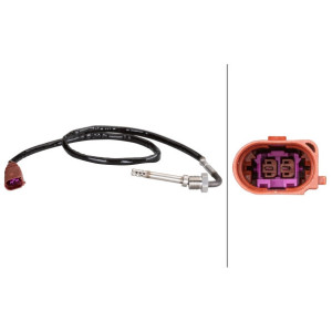 HELLA 6PT 010 376-191 Sensor temperatura gas escape