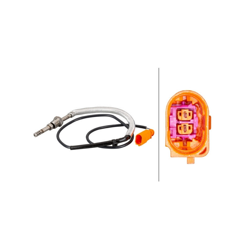 HELLA 6PT 010 376-211 Sensor temperatura gas escape
