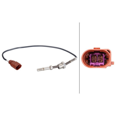 HELLA 6PT 010 376-221 Sensore temperatura gas scarico