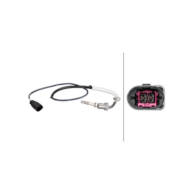 HELLA 6PT 010 376-231 Sensor temperatura gas escape