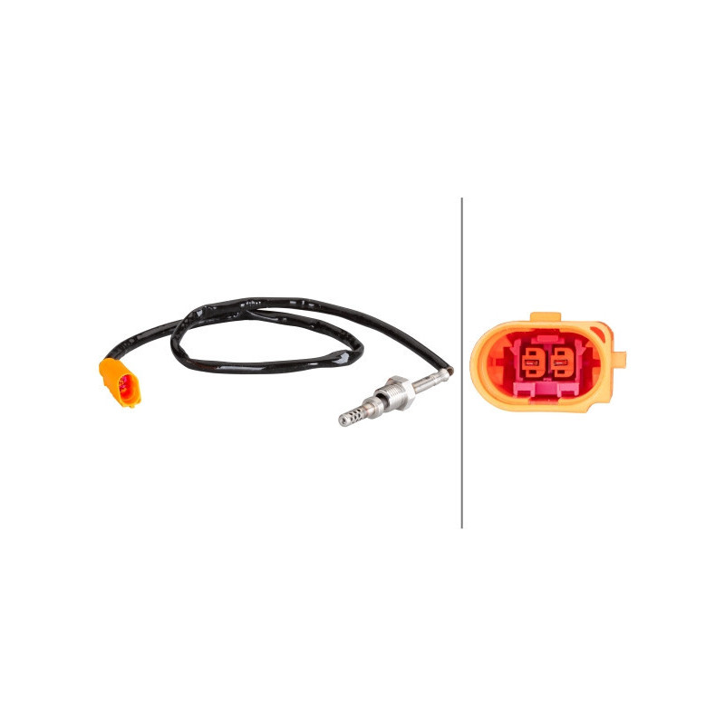 HELLA 6PT 010 376-271 Sensor temperatura gas escape