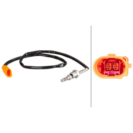 HELLA 6PT 010 376-271 Sensor temperatura gas escape