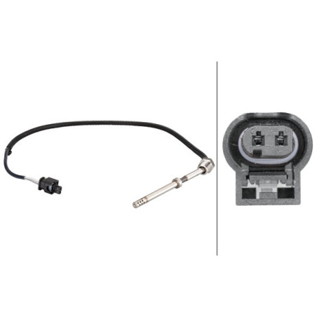 HELLA 6PT 010 376-121 Sensor temperatura gas escape