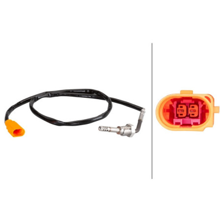 HELLA 6PT 010 376-261 Sensor temperatura gas escape