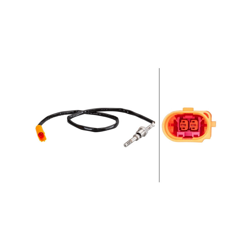 HELLA 6PT 010 376-251 Sensor temperatura gas escape