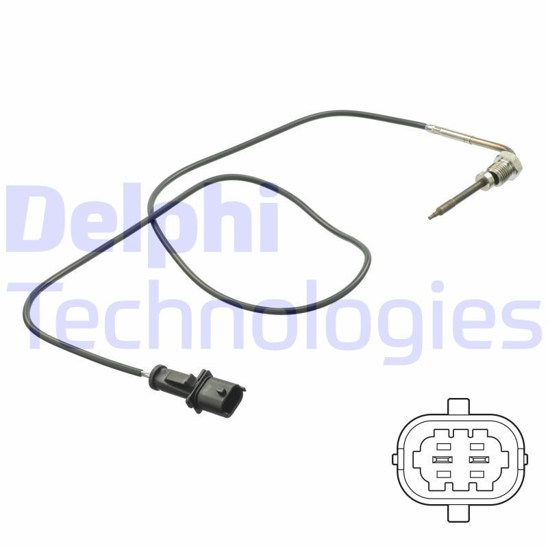 DELPHI TS30112 Sensore temperatura gas scarico