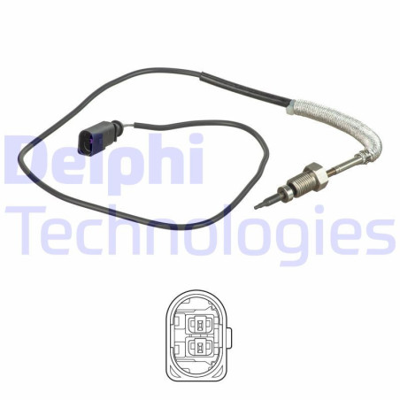 DELPHI TS30158 Sensore temperatura gas scarico