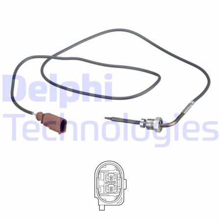 DELPHI TS30169 Sensore temperatura gas scarico
