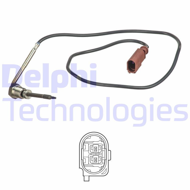 DELPHI TS30177 Sensore temperatura gas scarico