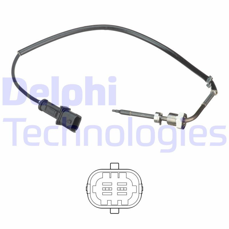 DELPHI TS30195 Sensore temperatura gas scarico